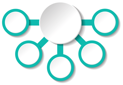 Infographic template design with options. png