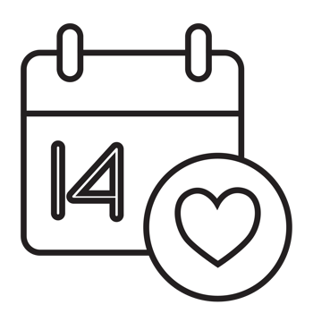 Valentine day icon transparent background png