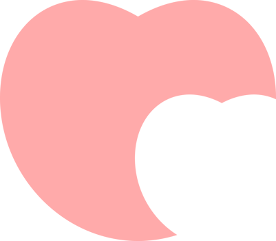 Cute sweet pink heart png