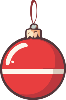 Christmas Ornaments AI Generative png