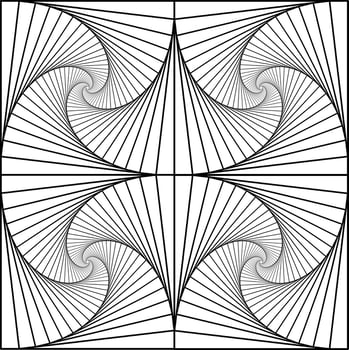 black and white pattern abstract background vector