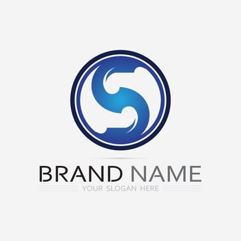 Business corporate S letter logo vector