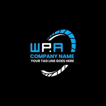 WPA letter logo vector design, WPA simple and modern logo. WPA luxurious alphabet design