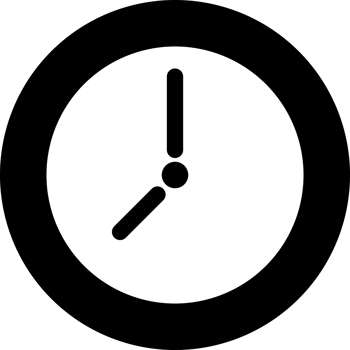 Clock time icon png