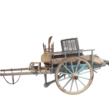 ancient wooden carts for peasant use png