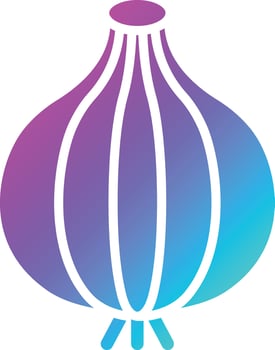Onion Vector Icon Design Illustration