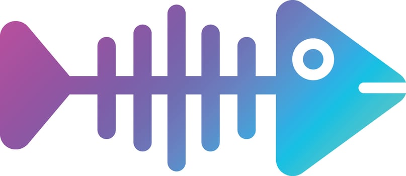 Fish tail Vector Icon Design Illustration