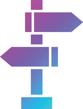 Road sign Vector Icon Design Illustration