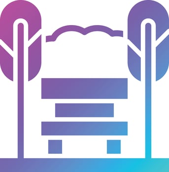 Bench Vector Icon Design Illustration