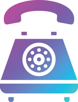Telephone Vector Icon Design Illustration