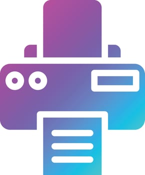 Printer Vector Icon Design Illustration