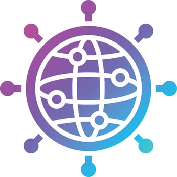 Networking Vector Icon Design Illustration