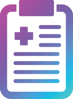Medical Report Vector Icon Design Illustration