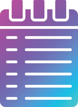 Notebook Vector Icon Design Illustration