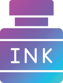 Ink Vector Icon Design Illustration