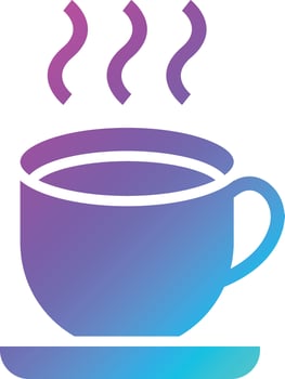 Tea Cup Vector Icon Design Illustration