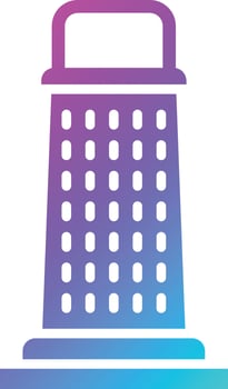 Cheese Grater Vector Icon Design Illustration