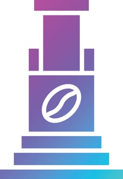 Aeropress Vector Icon Design Illustration