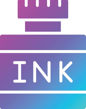 Ink Vector Icon Design Illustration