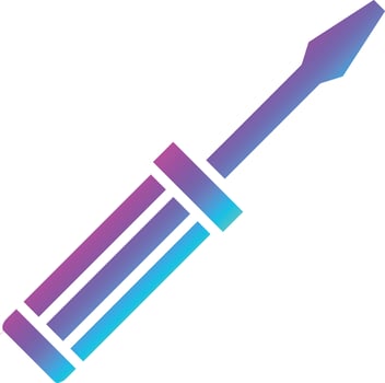 Screwdriver Vector Icon Design Illustration