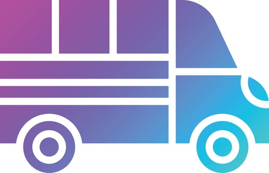 Van Vector Icon Design Illustration
