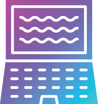 Laptop Vector Icon Design Illustration
