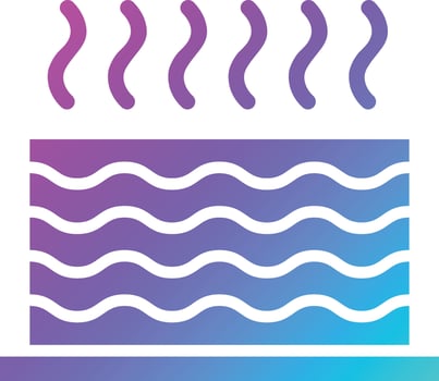 Hot Water Vector Icon Design Illustration