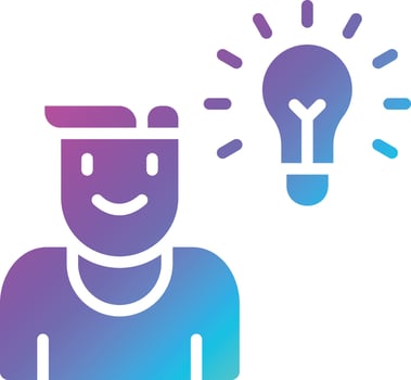 Thinking Vector Icon Design Illustration
