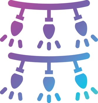 Garland Vector Icon Design Illustration