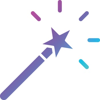 Magic Wand Vector Icon Design Illustration