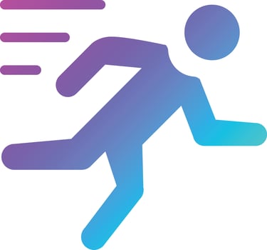 Sport run Vector Icon Design Illustration