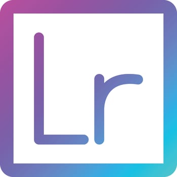 Lightroom Vector Icon Design Illustration