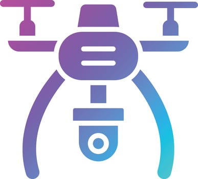 Drone Vector Icon Design Illustration