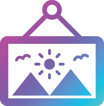 Gallery Vector Icon Design Illustration