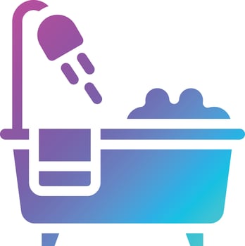 Bathup Vector Icon Design Illustration