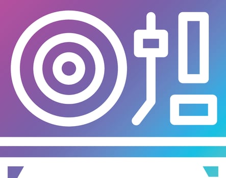 Vinyl Vector Icon Design Illustration