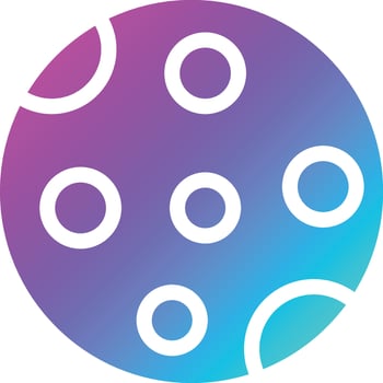 Full Moon Vector Icon Design Illustration