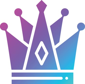 Crown Vector Icon Design Illustration