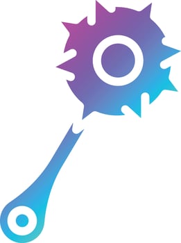 Mace Vector Icon Design Illustration