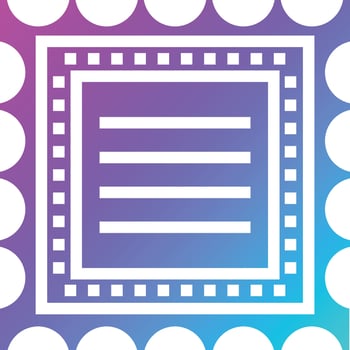 Stamp Vector Icon Design Illustration
