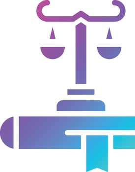 Law Vector Icon Design Illustration