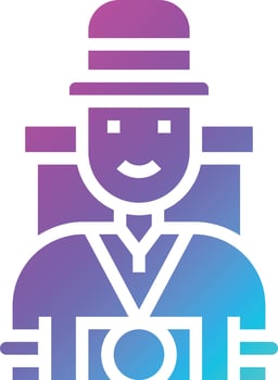 Tourist Vector Icon Design Illustration