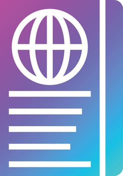 Passport Vector Icon Design Illustration