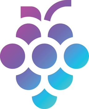 Grapes Vector Icon Design Illustration
