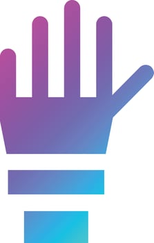 Hand Vector Icon Design Illustration