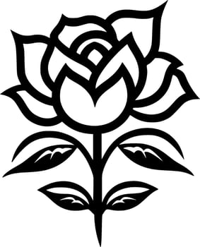 Flower - High Quality Vector Logo - Vector illustration ideal for T-shirt graphic