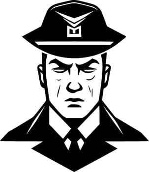 Military, Minimalist and Simple Silhouette - Vector illustration