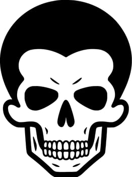Skull - High Quality Vector Logo - Vector illustration ideal for T-shirt graphic