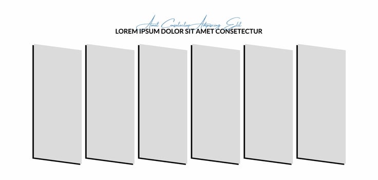 Pictures or photos frame collage. comics page grid layout abstract photo frames and digital photo wall template vector