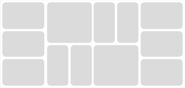 Pictures or photos frame collage. comics page grid layout abstract photo frames and digital photo wall template vector